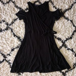 Little black wrap dress